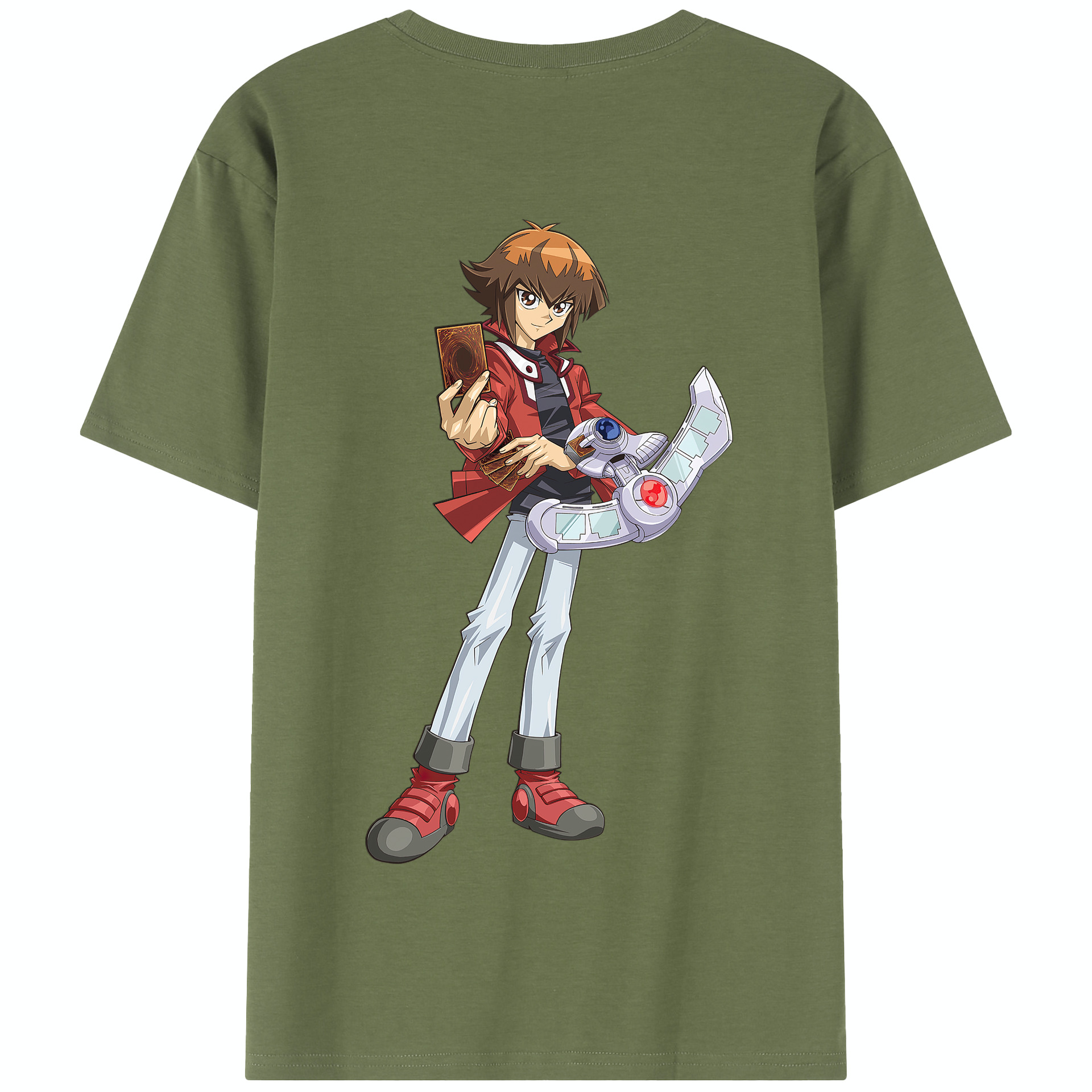 （画像用） 遊☆戯☆王 Yu-Gi-Oh! 綿100％半袖Tシャツ（背面プリント）